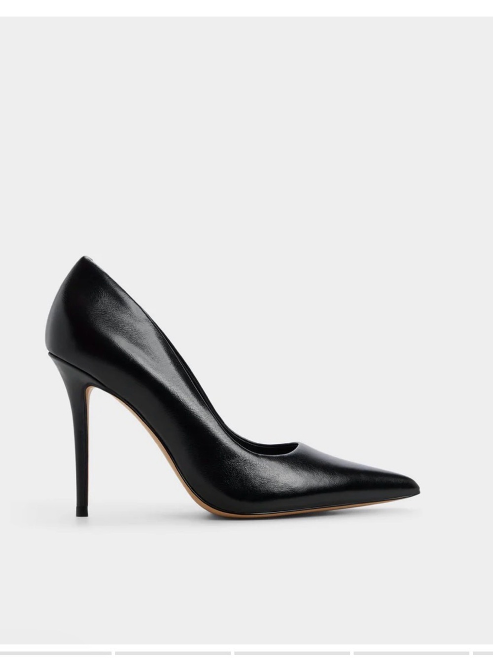 Also Pillow Walk Black Pointed-Toe Stiletto Pump